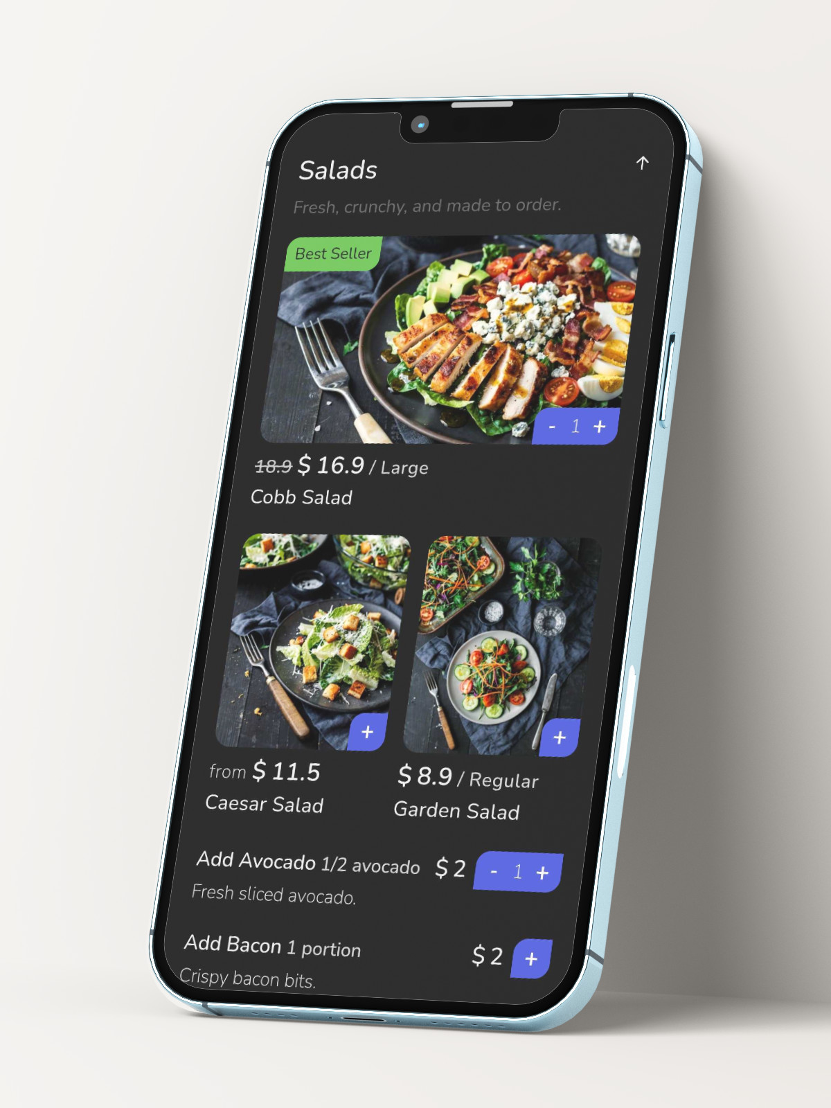 Электронное меню Digital Menu на смартфоне